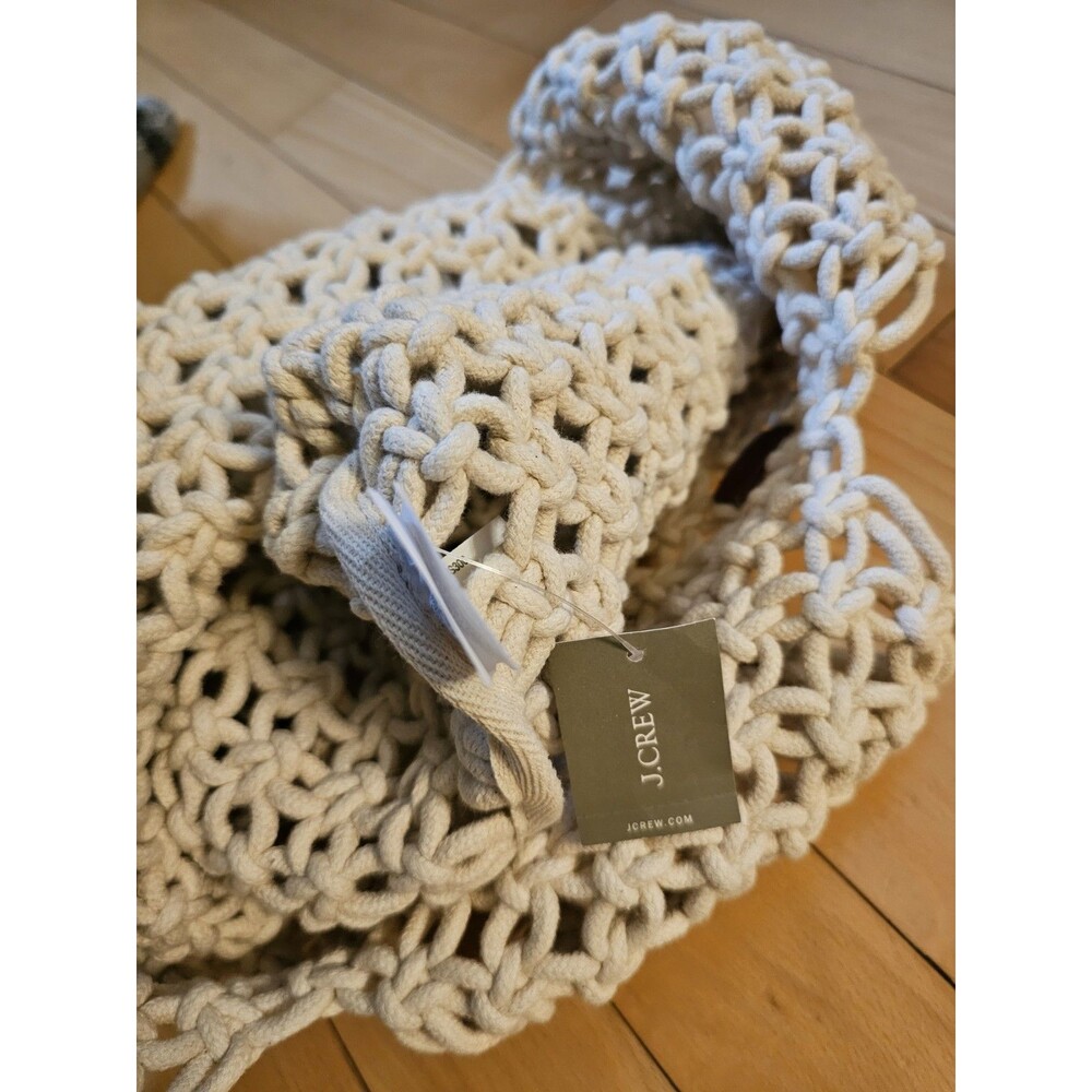 NWT J.Crew Macrame Rope Net Market - Picture 6 of 7